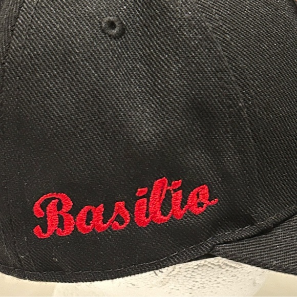 Chicago Bulls Ultra Game NBA Official Black Flat Bill Snap-Back Cap Hat - Picture 6 of 10